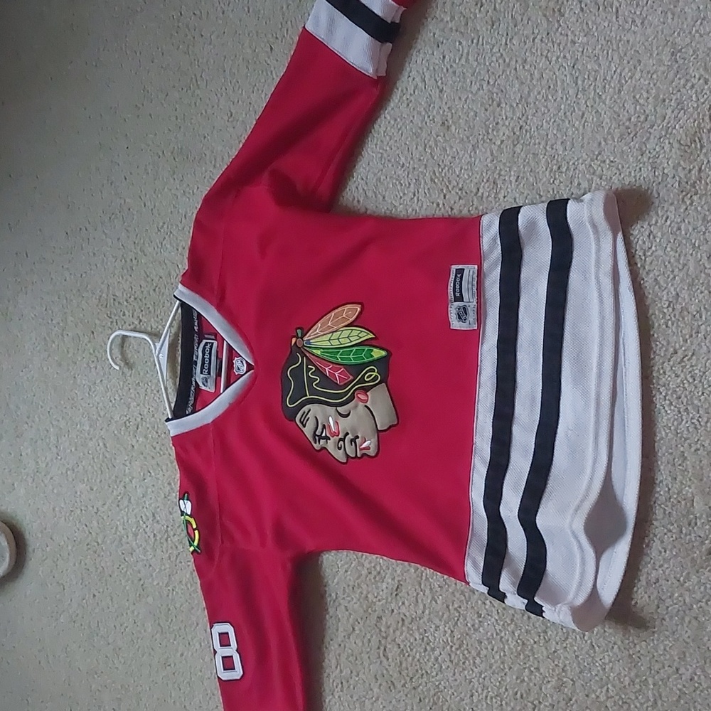 official hockey jersey chicago blackhawks Kane/ number 88 Small Womens
